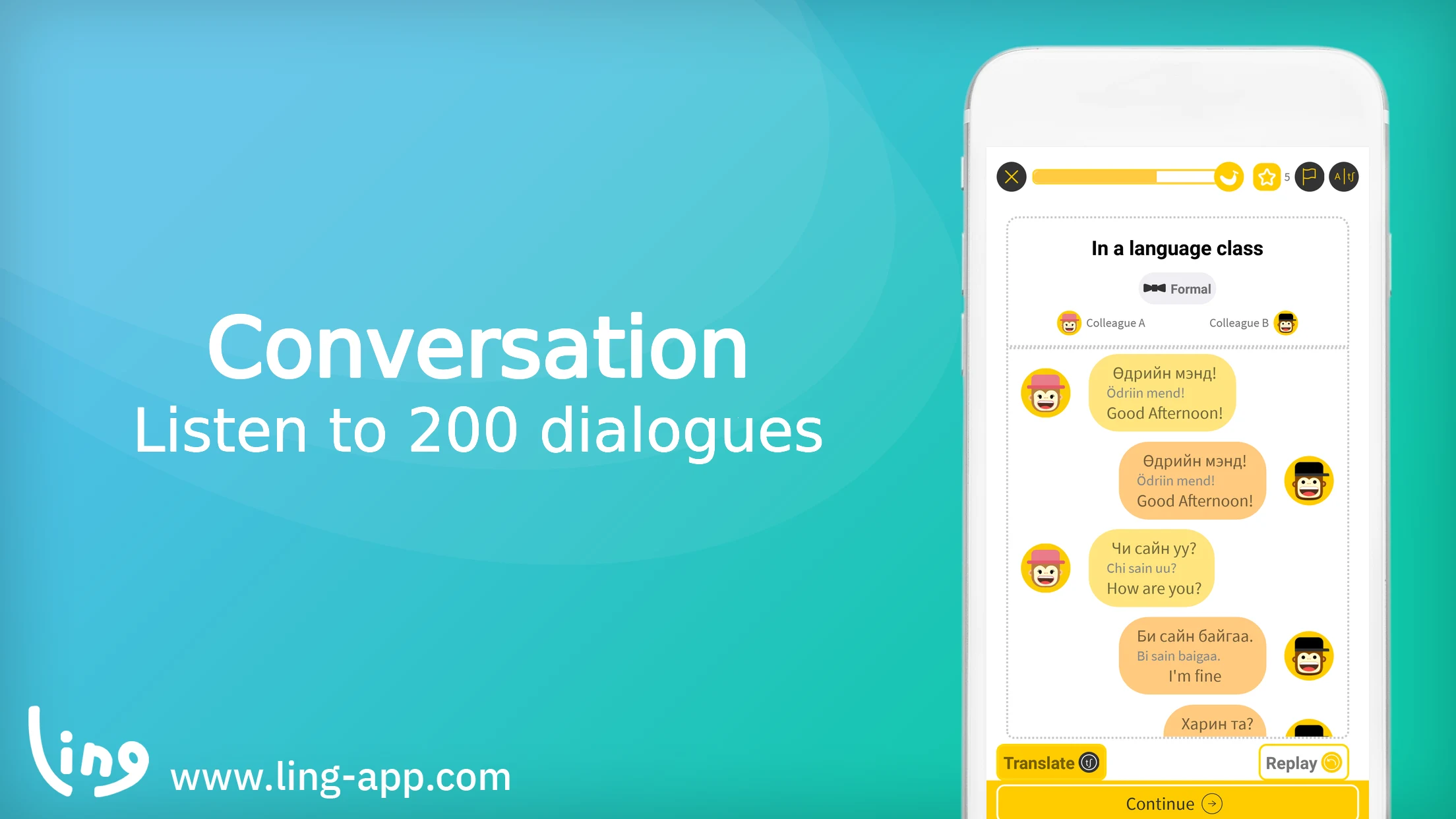 Ling Learn Mongolian Language screenshot